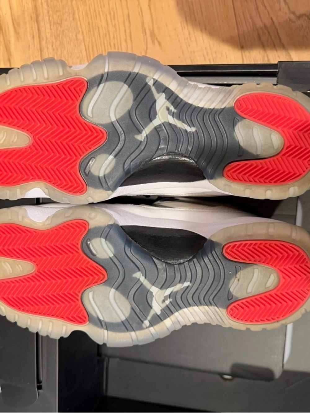 Jordan Air 11 Adapt Sneakers Version 1.0 2010 men's — White with Pink Accent